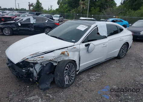 2023 Hyundai Sonata Hybrid Limited из США, поврежденный, VIN KMHL54JJ0PA071096